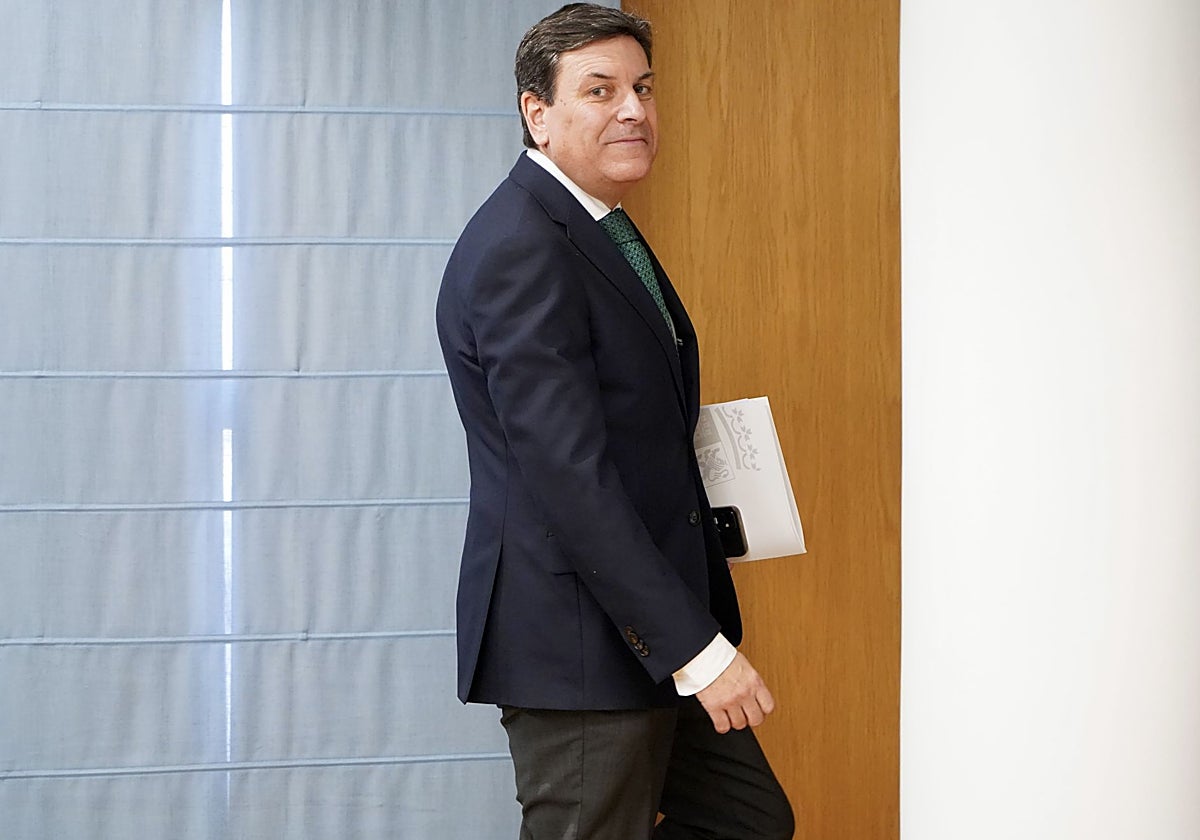 El consejero y portavoz de la Junta de Castilla y León, Carlos Fernández Carriedo
