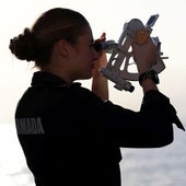 La vida de la Princesa Leonor a bordo del Elcano, en imágenes