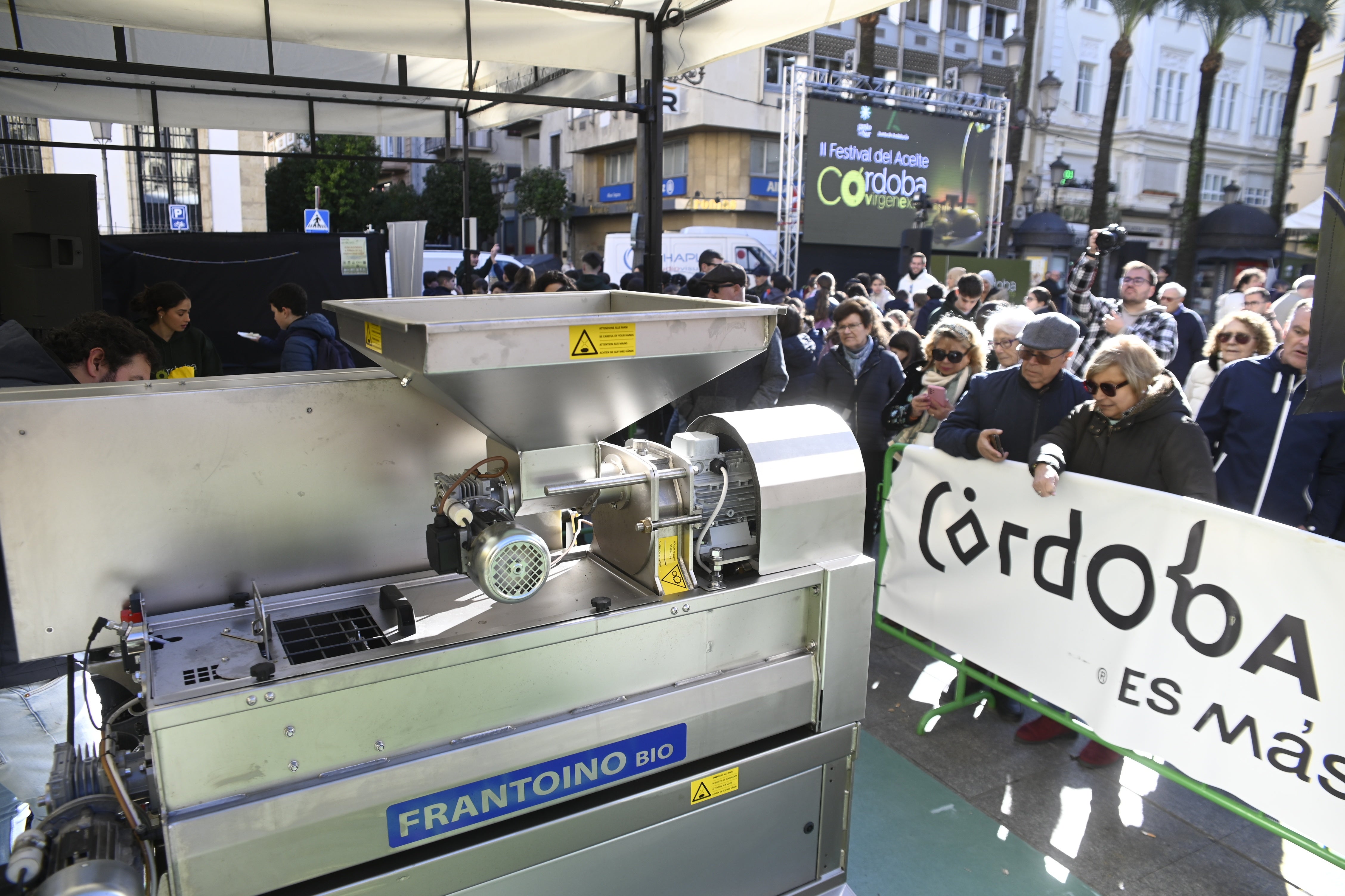 Toma pan y moja: así se vive en Las Tendillas el festival del aceite de oliva virgen extra de Córdoba