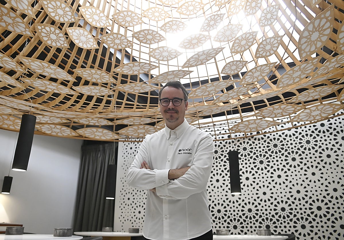 Paco Morales en su restaurante Noor