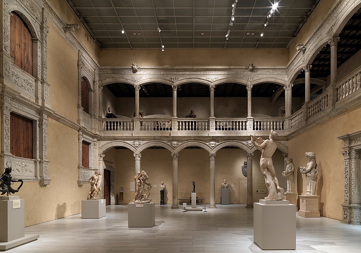 Conjunto de piezas del Patio del Castillo de Vélez-Blanco expuesto en el Museo Metropolitano de Nueva York