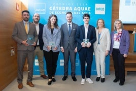 La Cátedra Aquae de Economía del Agua entrega los premios a la mejor Tesis Doctoral y trabajos de Grado y Máster de 2024