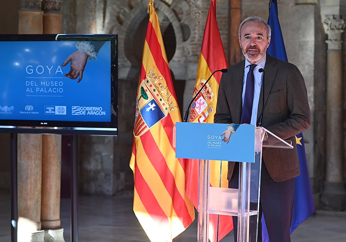 El presidente autonómico, en una imagen de archivo, reprocha al del Gobierno central que no se reúnan y aborden cuestiones de interés para todos los aragoneses