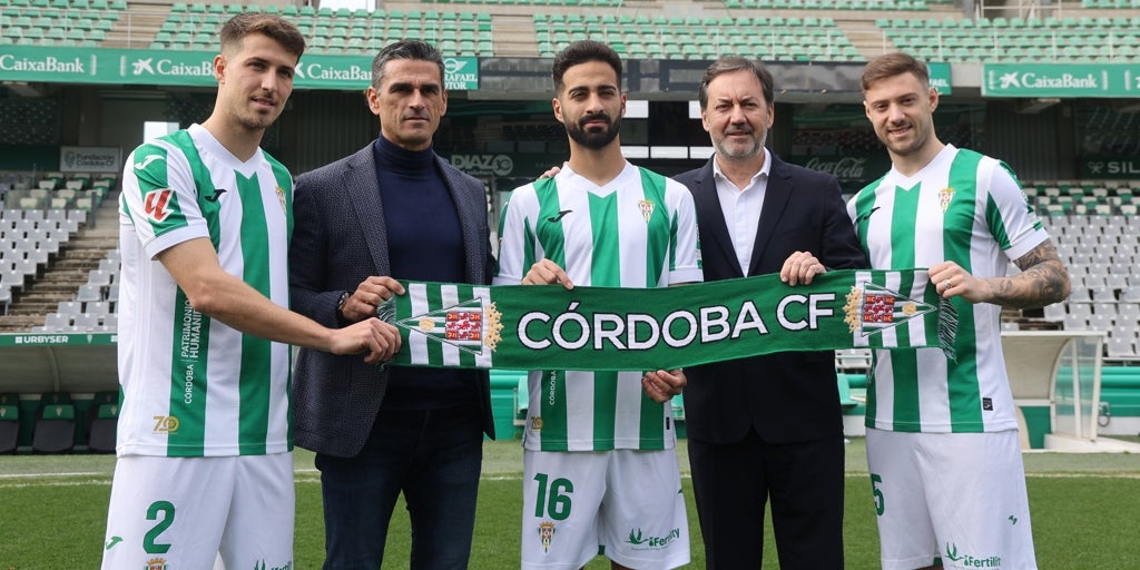 El Córdoba CF cierra su mercado invernal con cinco fichajes y cuatro salidas