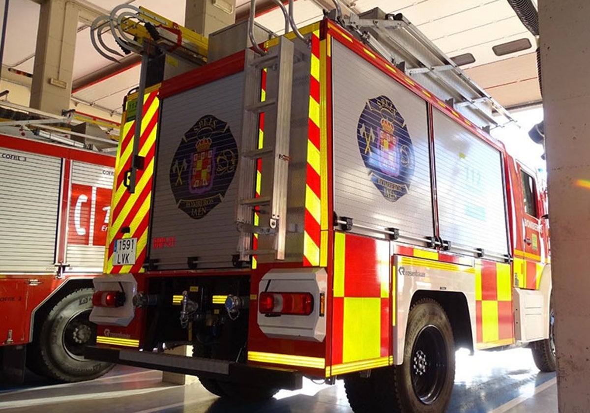 Imagen tomada en el parque de Bomberos de Jaén