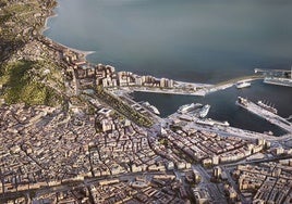 La torre del Puerto de Málaga, el lujoso hotel de 144 metros diseñado por Chipperfield