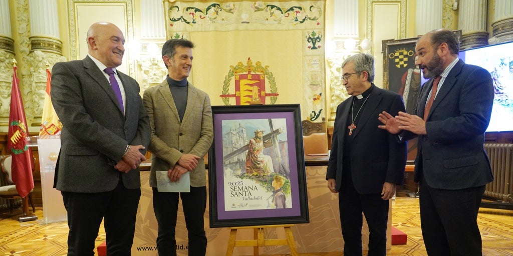 Una acuarela del Nazareno será el cartel de la Semana Santa de Valladolid en 2025