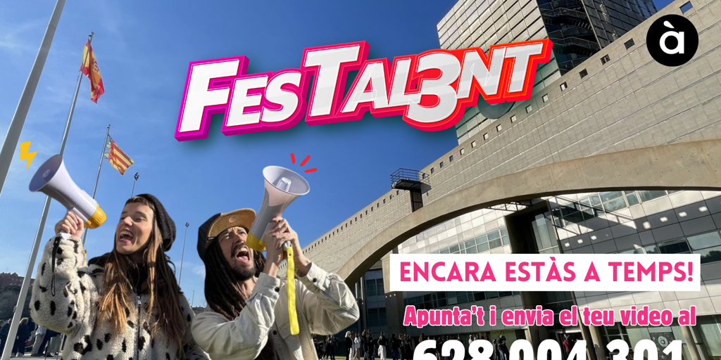 À Punt comienza los castings de la tercera edición del concurso para artistas jóvenes 'FesTalent'