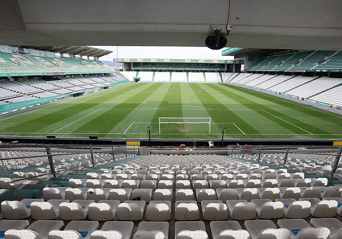 Interior del estadio municipal El Arcángel