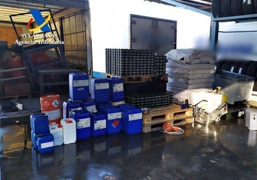 Incautan 142 kilos de tabaco de contrabando en un 'laboratorio clandestino' en Pontevedra