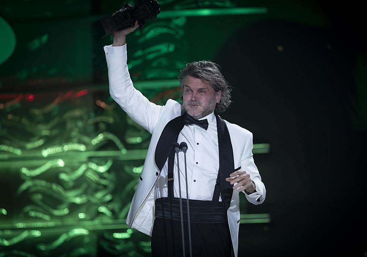 Salva Reina, en la gala de los Goya que se celebra en Granada