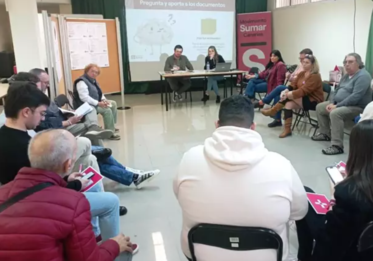 Asamblea regional de Sumar Canarias, este sábado, en La Laguna (Tenerife)