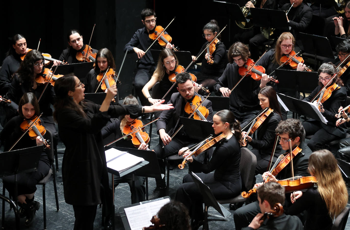 El primer concierto de la Orquesta de la Universidad de Córdoba, en imágenes