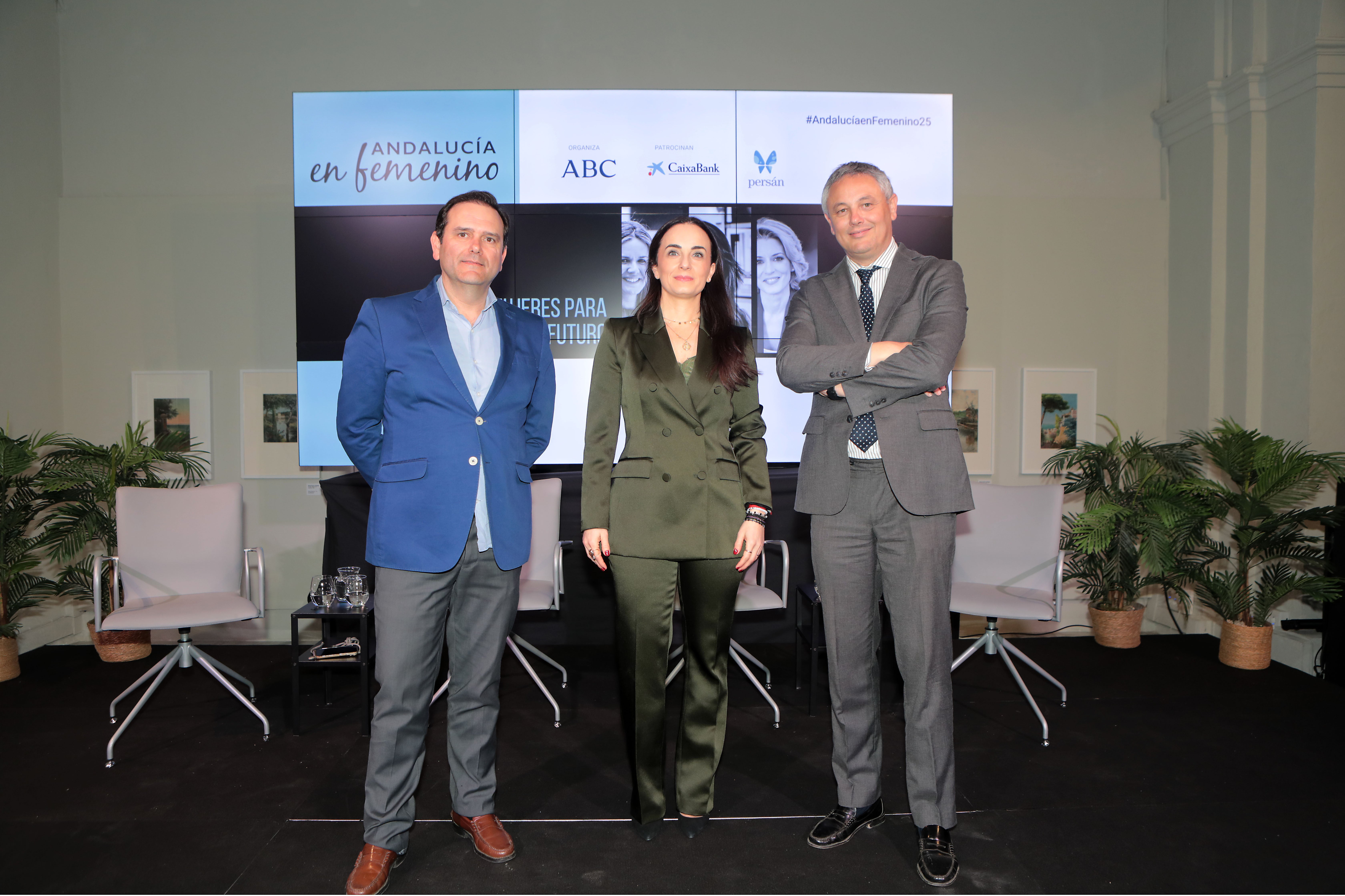 Anselmo Presencio, Ana Belén Morales y Alberto García Reyes