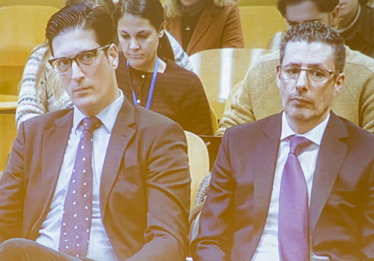 Luis Medina y Alberto Luceño, en el banquillo de la Audiencia Provincial de Madrid