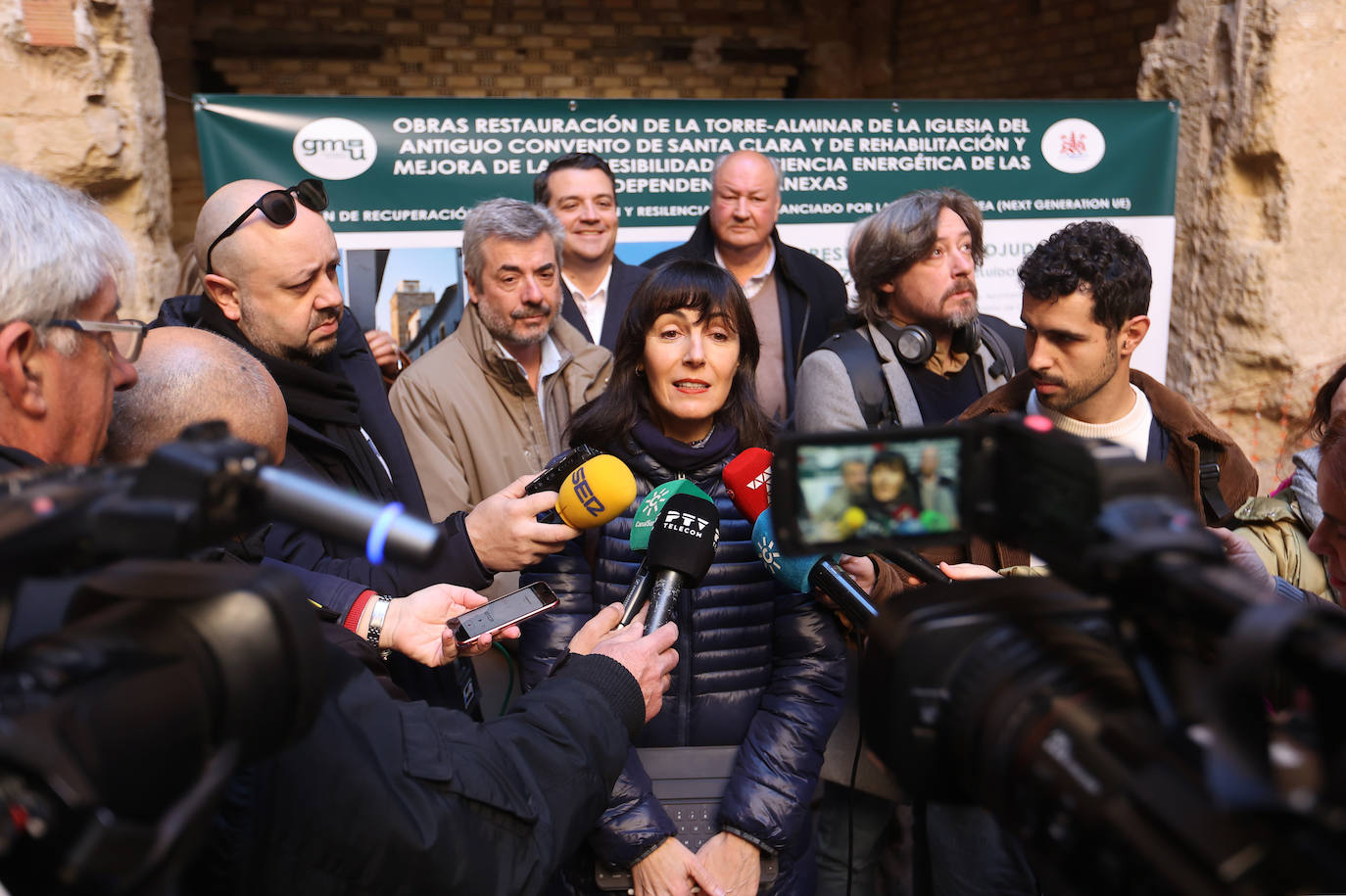 El comienzo de las obras en el convento de Santa Clara de Córdoba, en imágenes