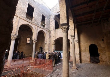 El comienzo de las obras en el convento de Santa Clara de Córdoba, en imágenes