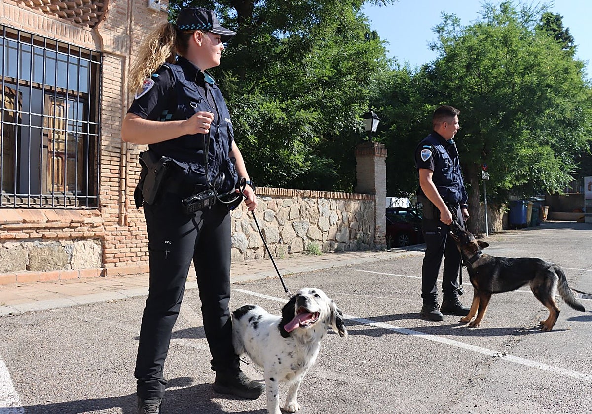 Foto de archivo de la Unidad Canina de la Policía Local de Toledo