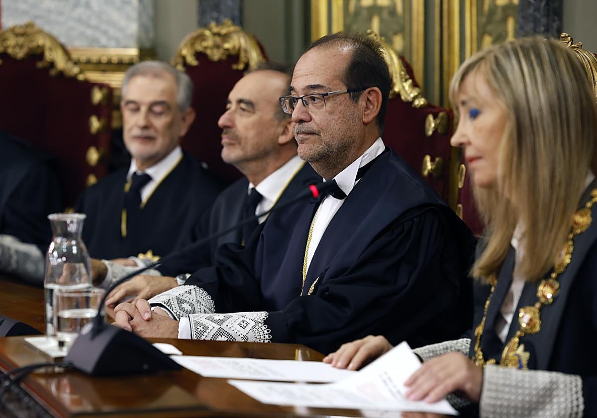 Vocales del CGPJ durante la toma de posesión del vicepresidente del Tribunal Supremo, Dimitry Berberoff