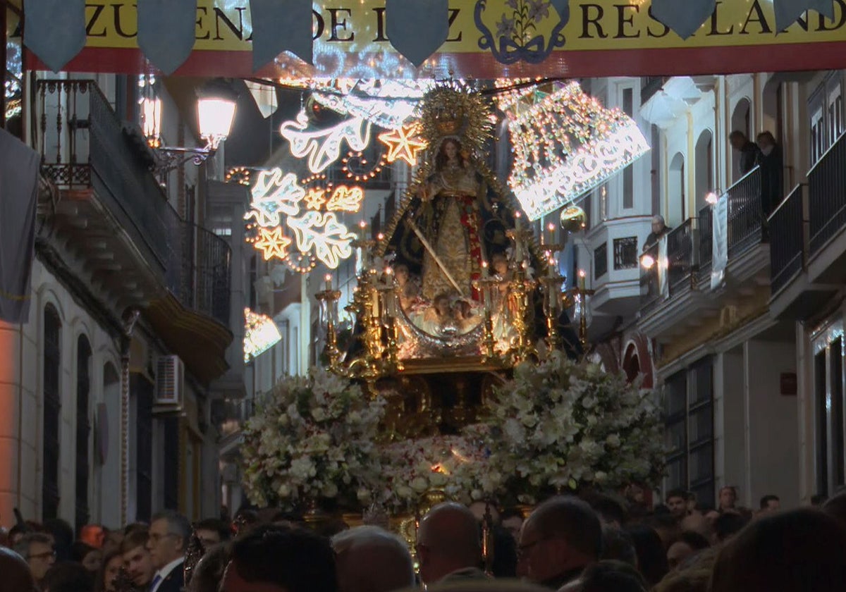 La Purísima Concepción, en su procesión