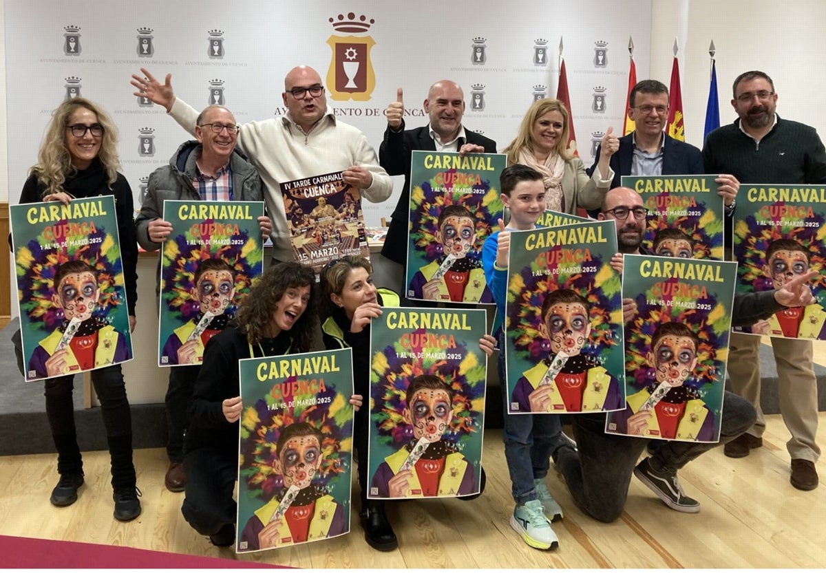 El cartel que anuncia el Carnaval de Cuenca 2025 es obra del fotógrafo Álex M. Simón