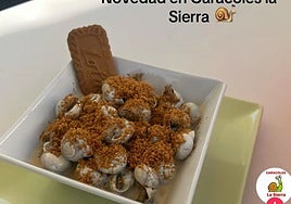 Caracoles con galleta Lotus: la propuesta de Córdoba que asombra en las redes