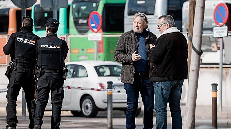 Sito Miñanco, en los alrededores de la sede de la Audiencia Nacional de San Fernando, en Madrid