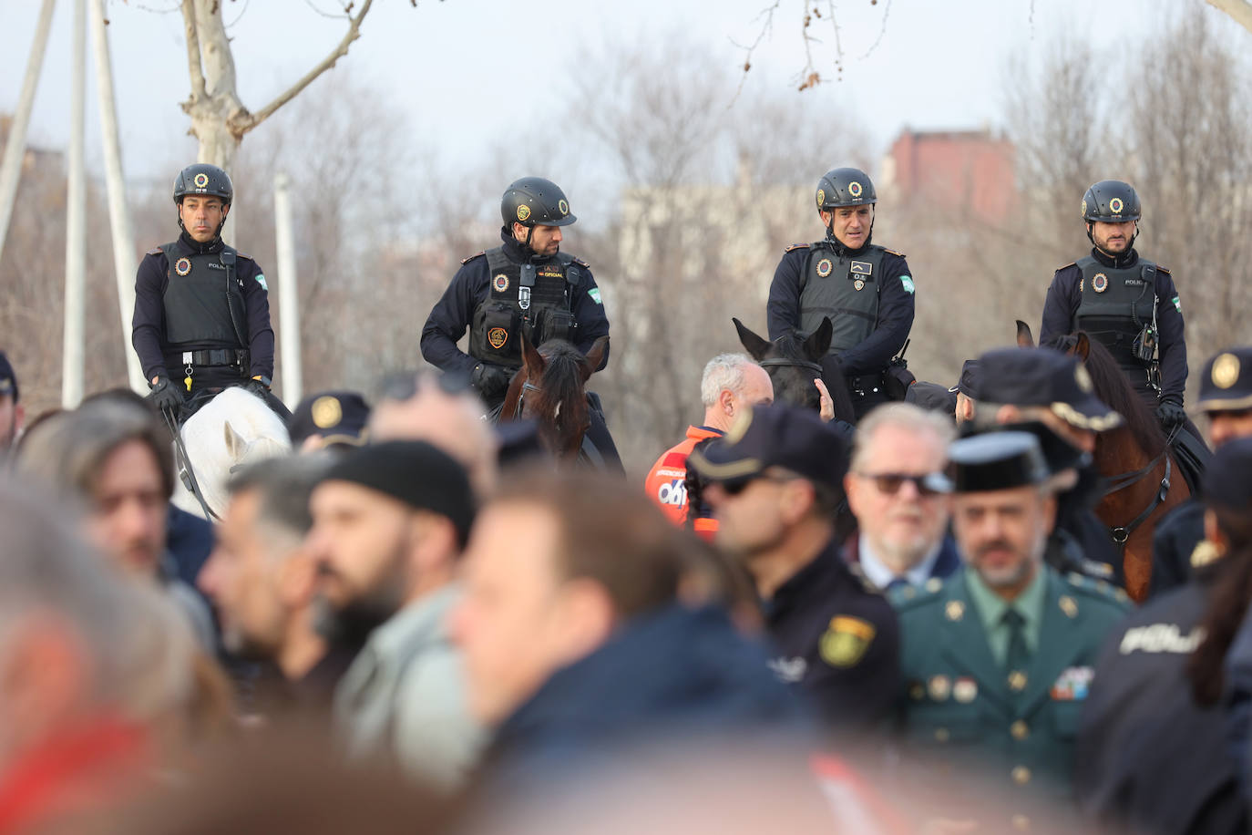 El simulacro de explosión en el recinto ferial de Córdoba, en imágenes