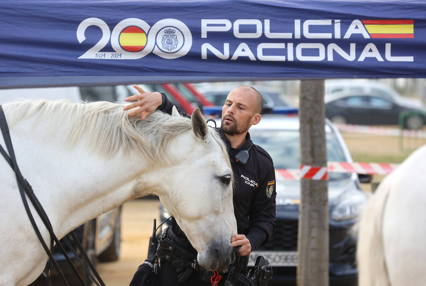 El simulacro de explosión en el recinto ferial de Córdoba, en imágenes