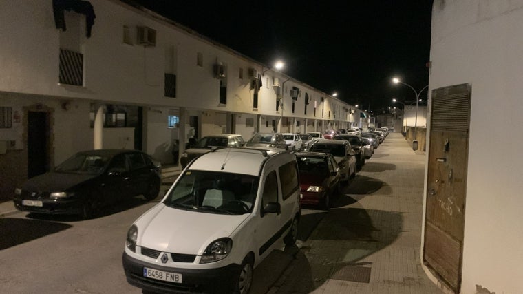 La calle de los hechos poco antes de las once de la noche