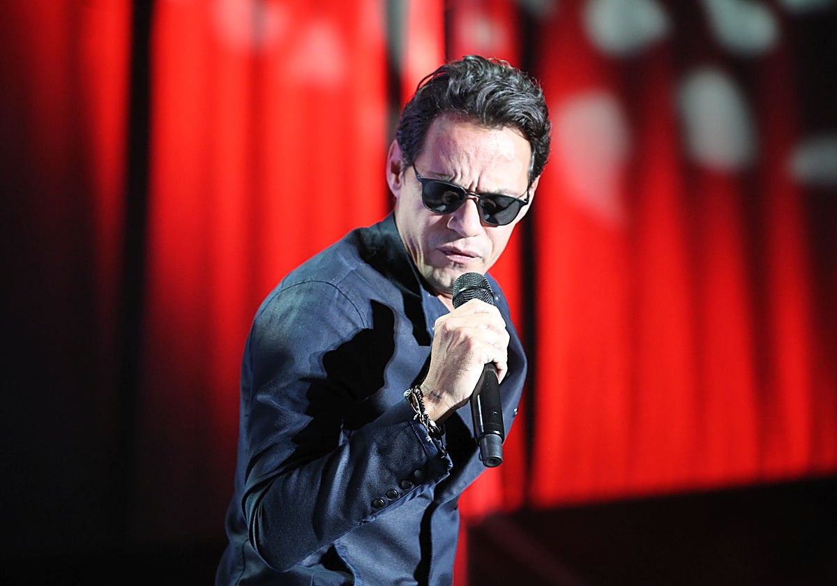 El cantante portorriqueño Marc Anthony