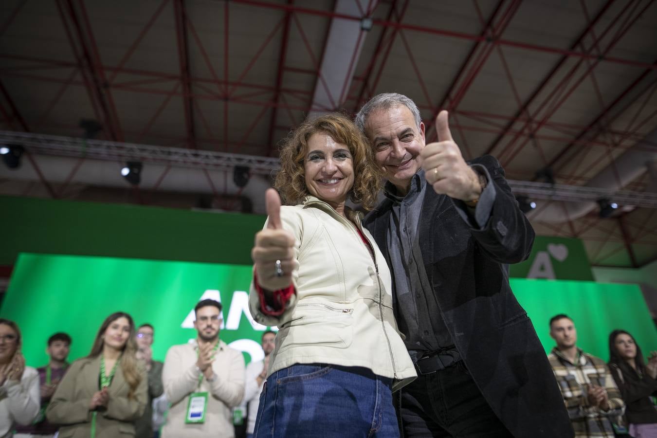 María Jesús Montero ha recibido el apoyo de José Luis Rodríguez Zapatero para liderar al PSOE-A