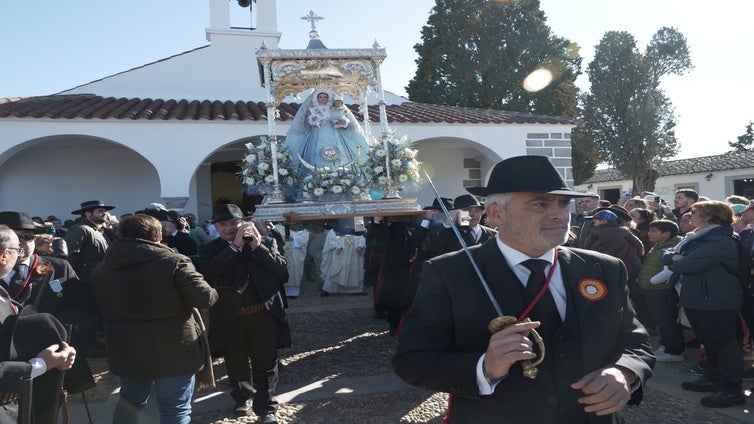 La multitudinaria procesión de la Virgen de Luna en Pozoblanco, en imágenes