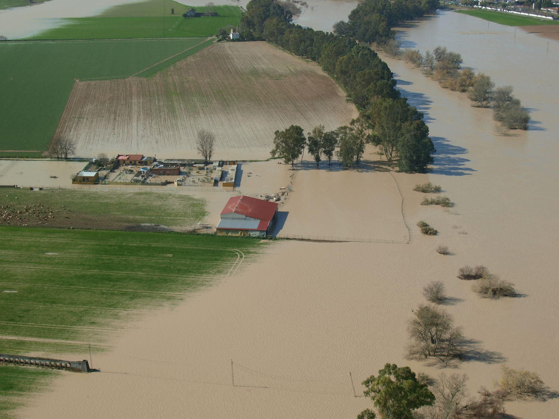 Las inundaciones de 2010 en Córdoba, a vista de pájaro