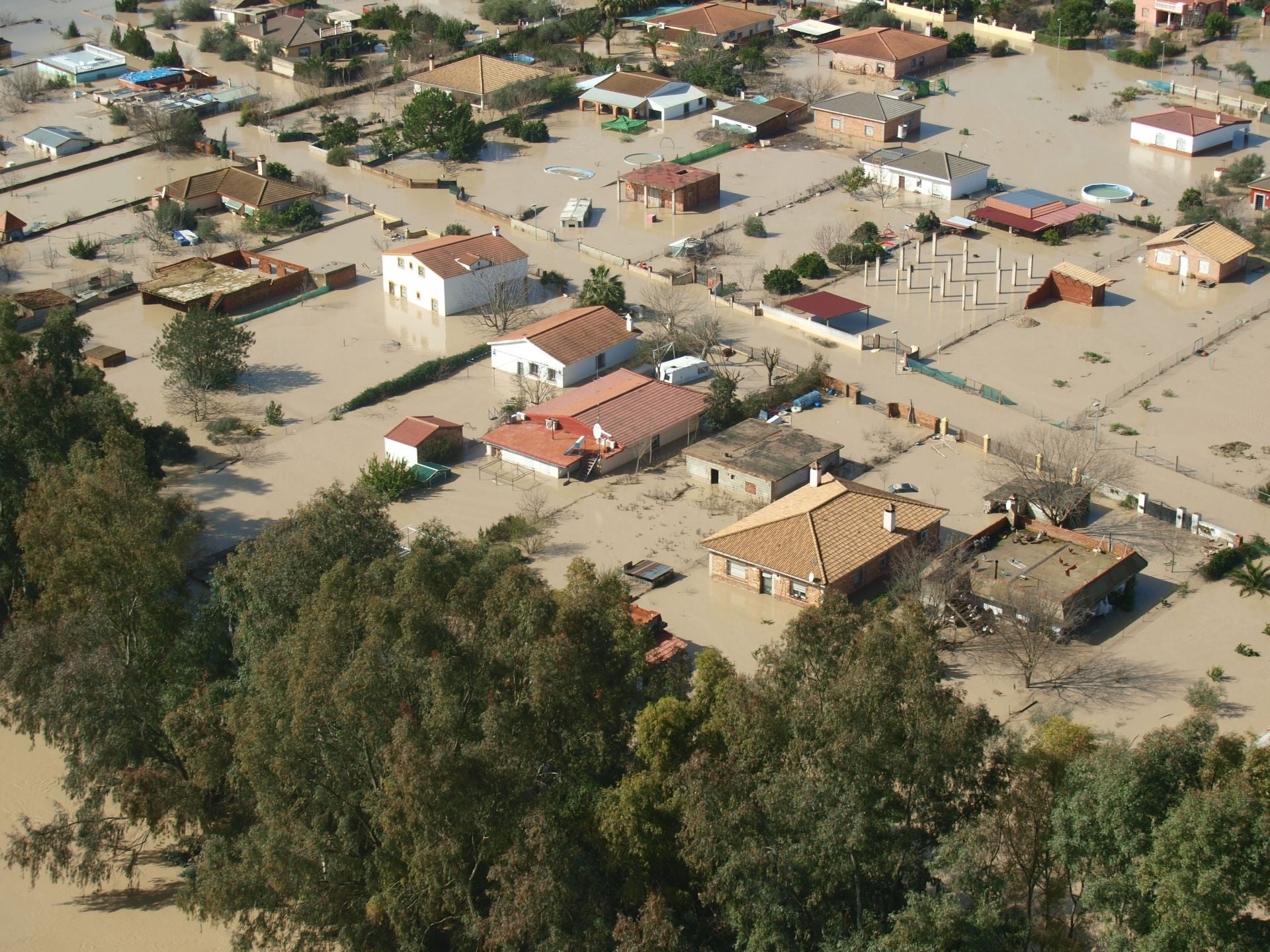 Las inundaciones de 2010 en Córdoba, a vista de pájaro