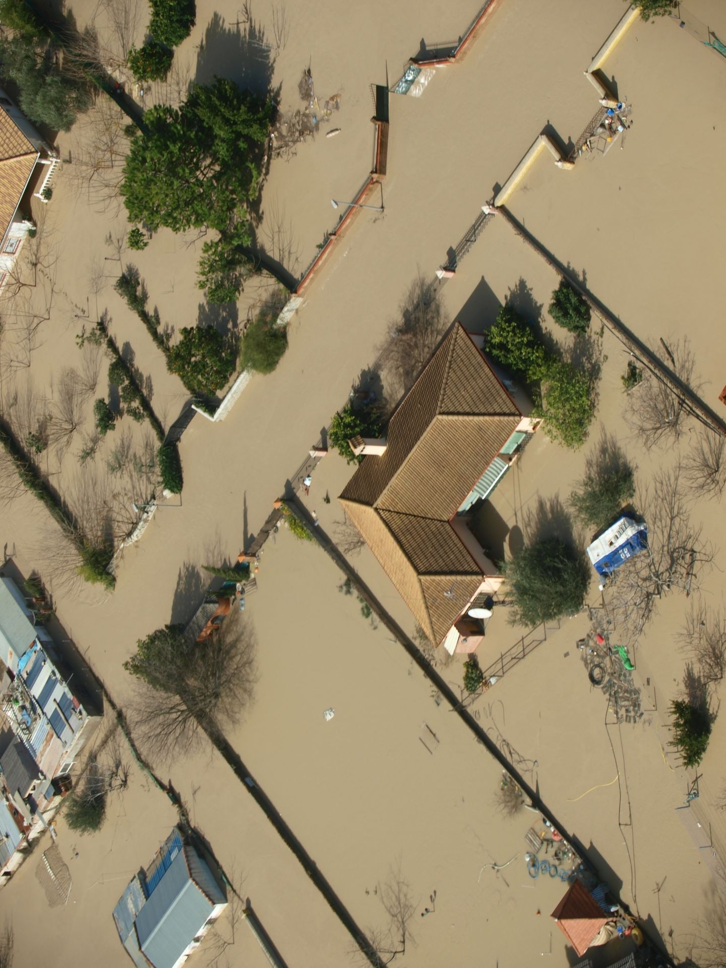 Las inundaciones de 2010 en Córdoba, a vista de pájaro