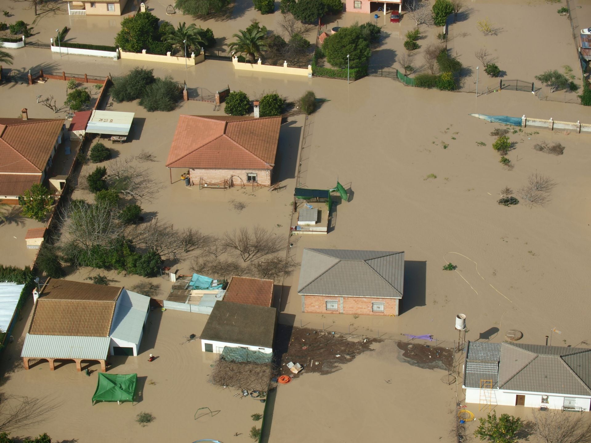 Las inundaciones de 2010 en Córdoba, a vista de pájaro