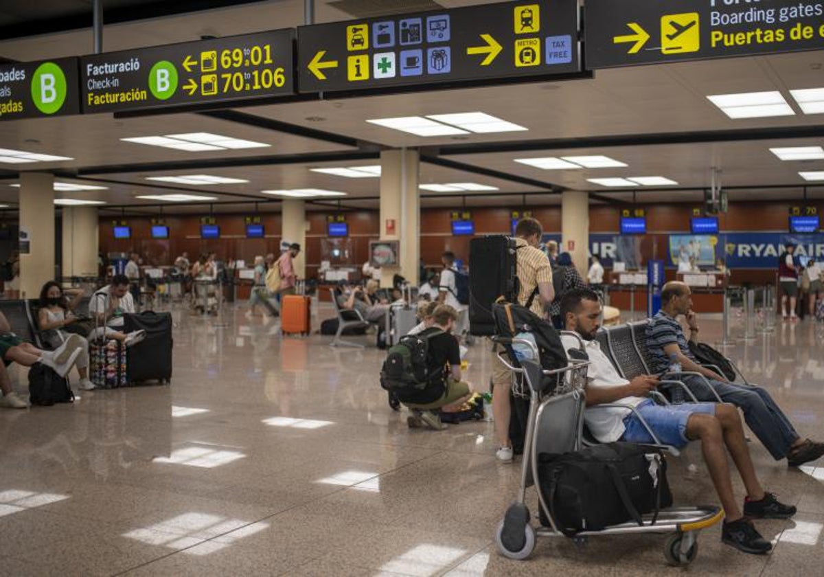 El aeropuerto de Barcelona, en una imagen de archivo