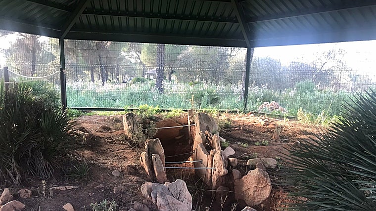 Interior del Dolmen II