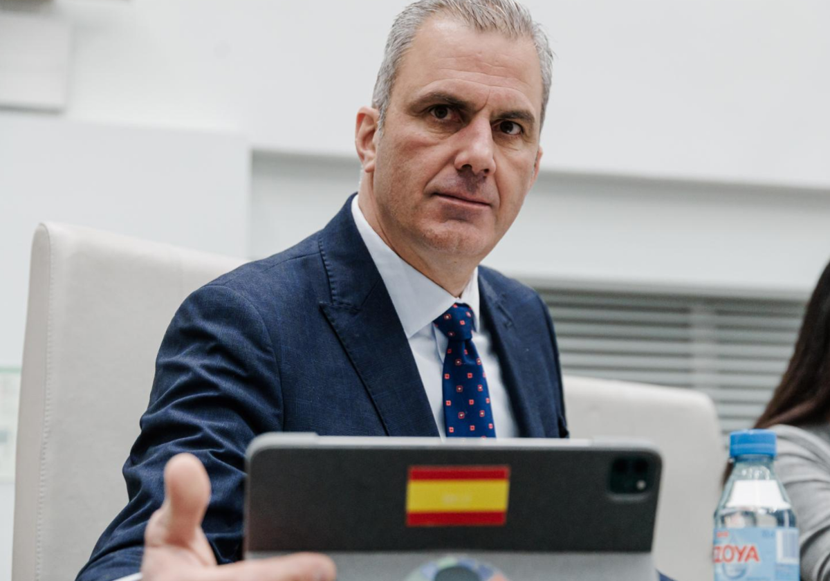 El portavoz de VOX en el Ayuntamiento de Madrid, Javier Ortega Smith