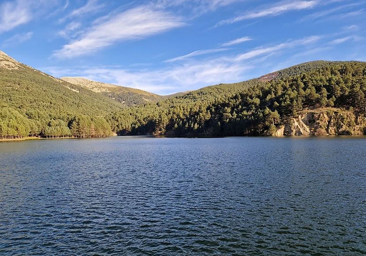 Presa El Tejo, en El Espinar (Segovia)