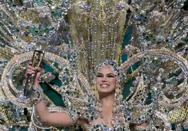 Elizabeth Ledesma, reina del Carnaval de Santa Cruz de Tenerife