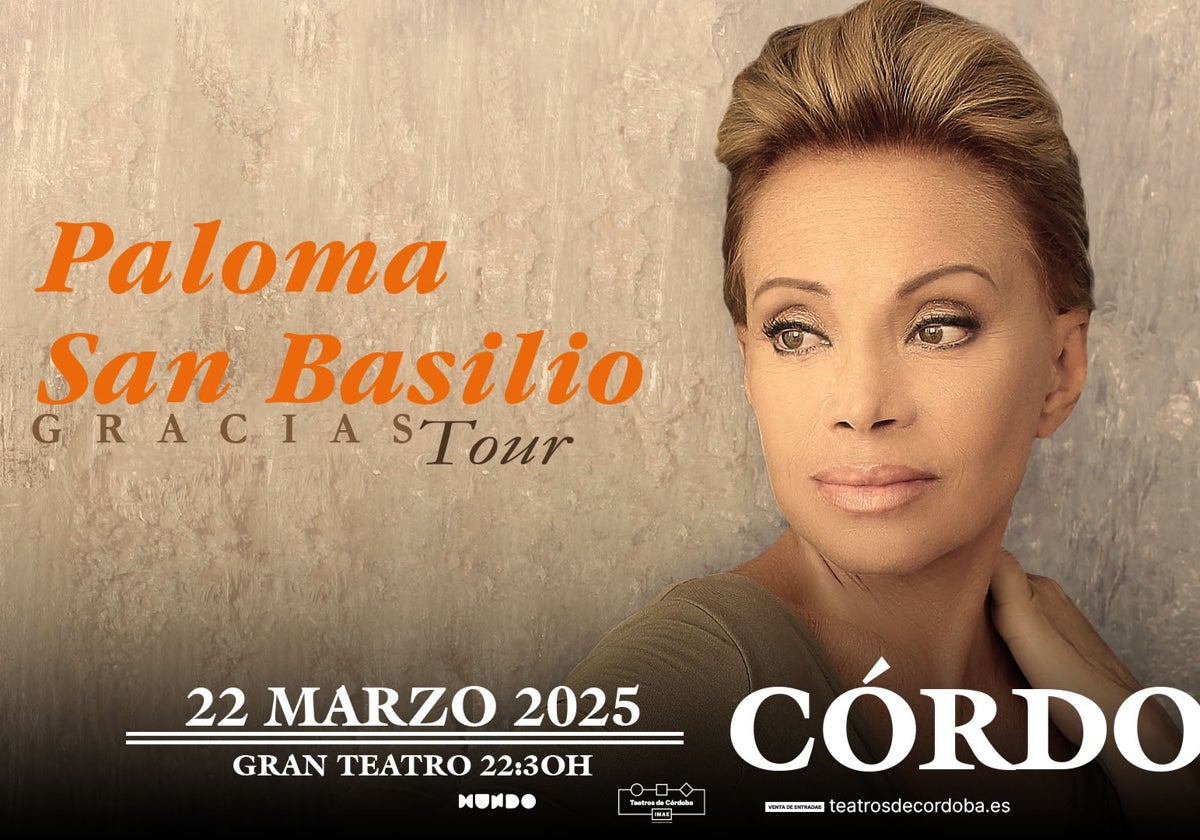 Cartel de la gira 'Gracias'