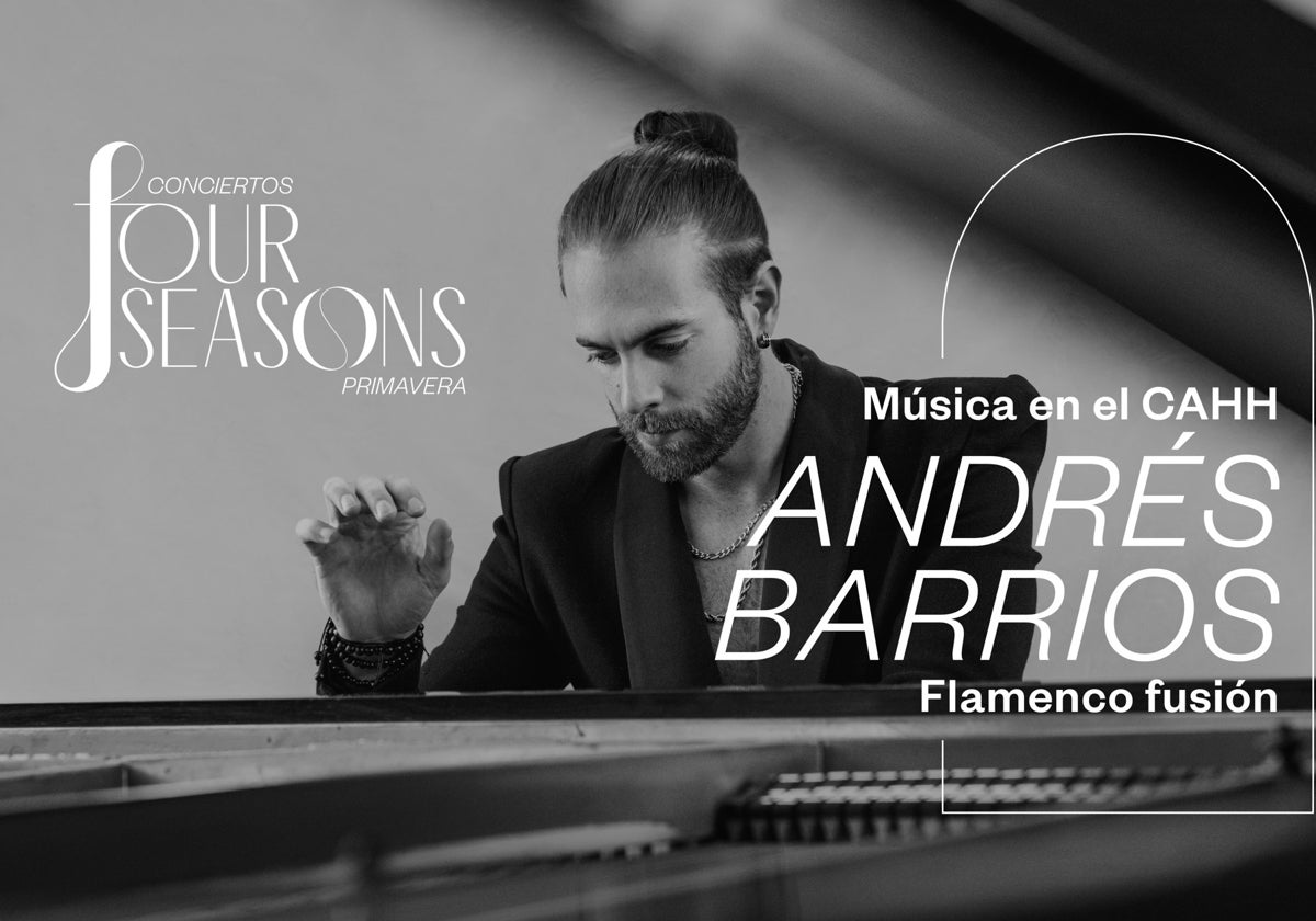 Imagen del artista Andrés Barrios, que actuará en el Centro de Arte Hortensia Herrero