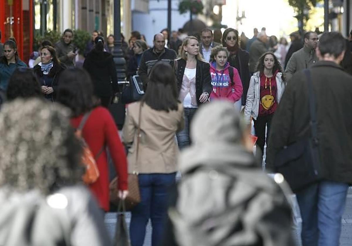 Cordobeses por el centro de la capital