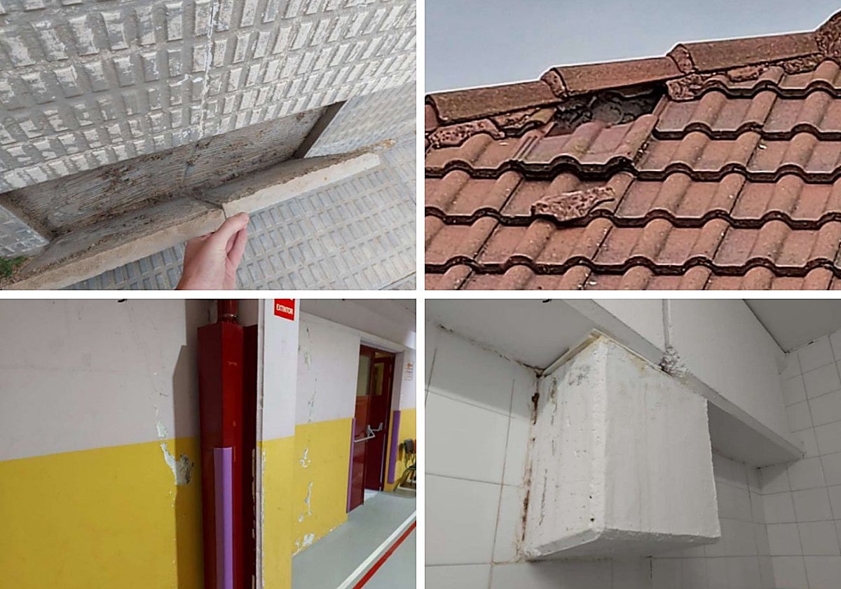 En las inspecciones se deja constancia de las deficiencias en el mantenimiento de los edificios de los colegios públicos