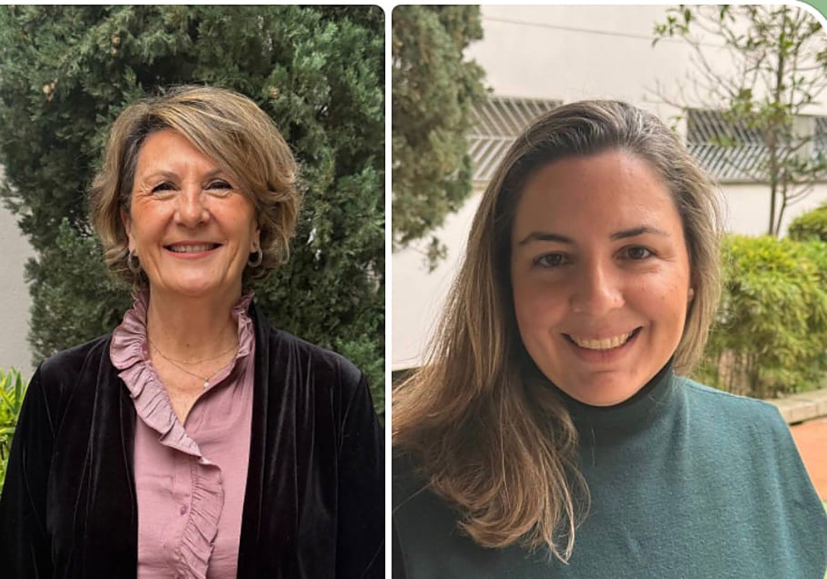 Auxiliadora Fernández y Ángela Manzano