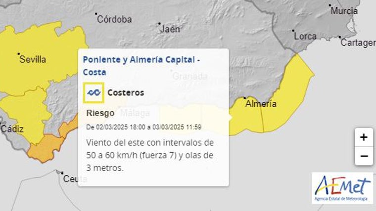 Las lluvias dejan en Málaga más de 110 litros y al río Turón (Ardales) en nivel máximo por riesgo de desbordamiento