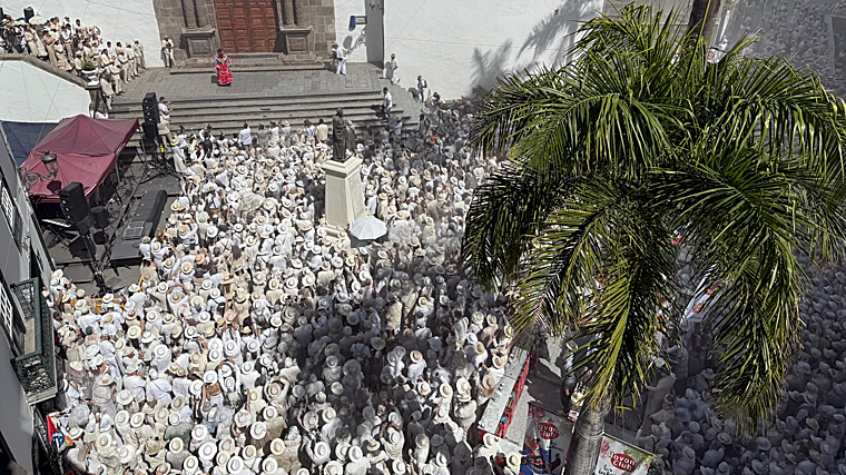 Vista aérea de la Plaza de España
