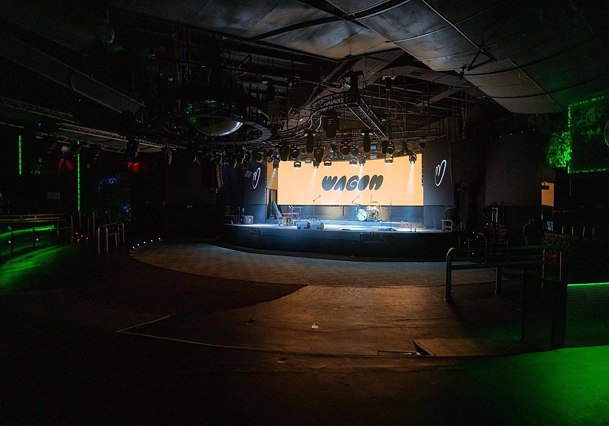 La sala Wagon, momentos antes de ser inaugurada